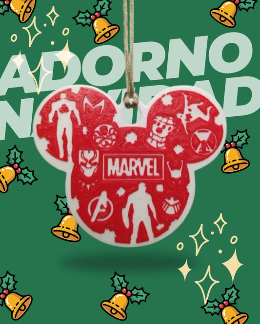 Adorno Navidad Marvel